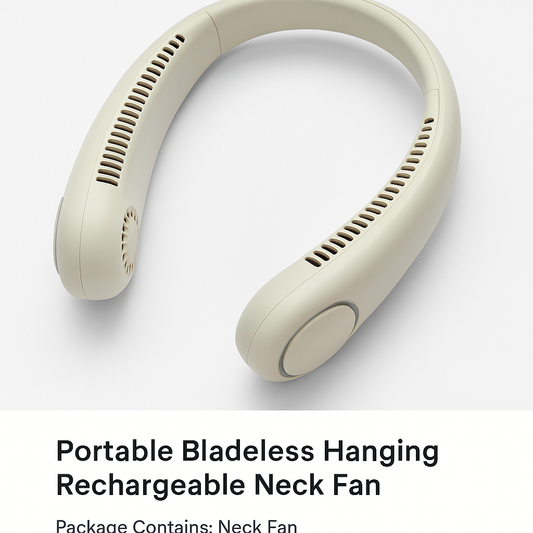 Portable Bladeless Hanging Rechargeable Neck Fan